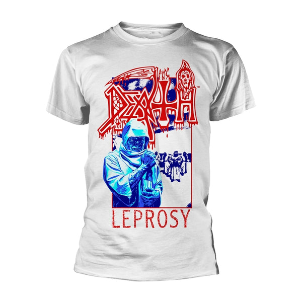 Death Unisex T-shirt: Leprosy Posterized (back print)