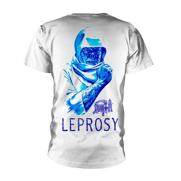 Death Unisex T-shirt: Leprosy Posterized (back print)