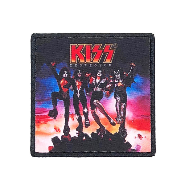 Kiss Gift set with Boxed Coffee Mug, Sew on patch, Keyring, Coaster and Beanie