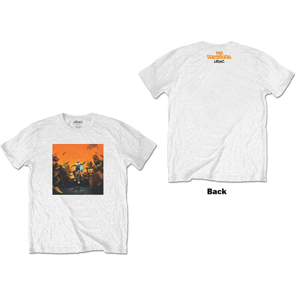 Logic | Official Band T-Shirt | No Pressure (Back Print)