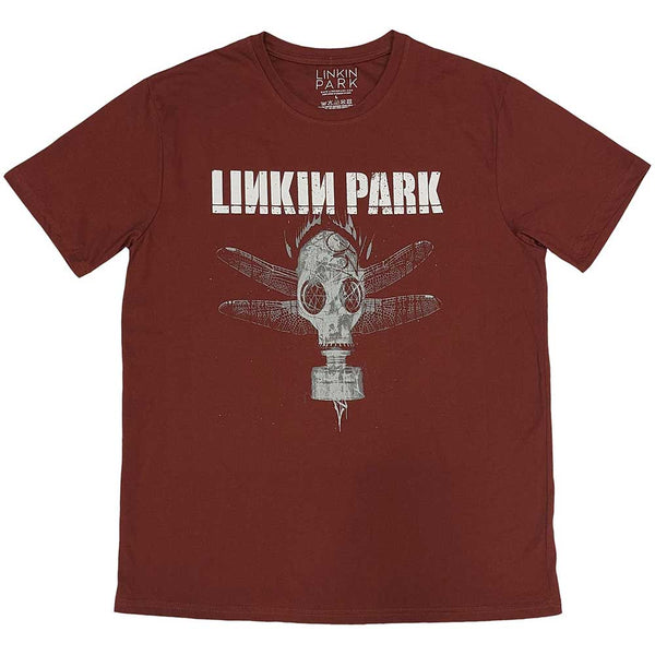 Linkin Parks | Official Band T-Shirt | Gas Mask Red