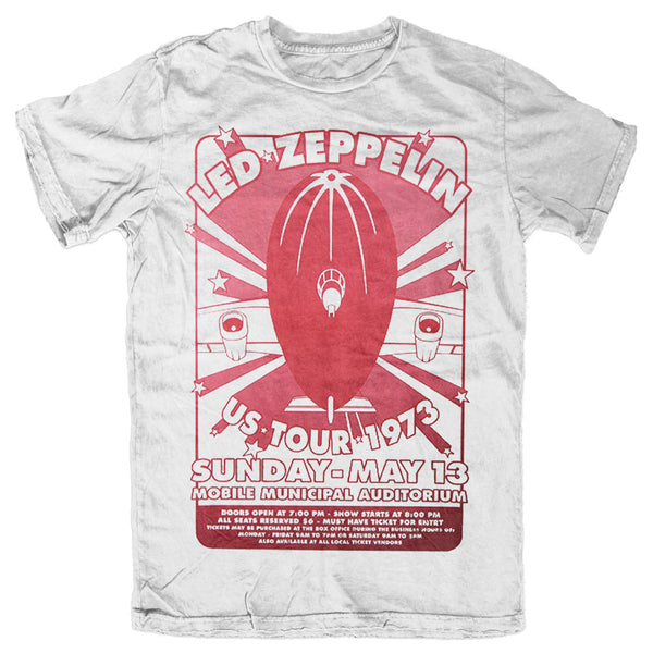 Led Zeppelin | Official Band T-shirt | Mobile Municipal