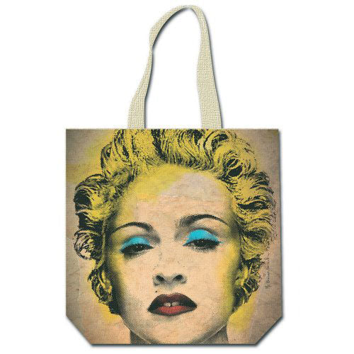 Madonna Cotton Tote Bag: Celebration (Back Print)