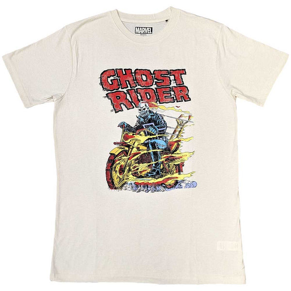 Marvel Comics | Official  Film T-Shirt | Ghost Rider Bike