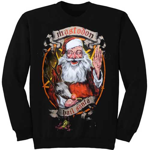 Mastodon Unisex Sweatshirt: Hail Santa Holiday