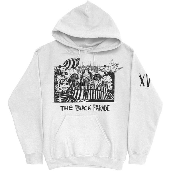 My Chemical Romance Unisex Pullover Hoodie: XV Marching Frame (Back Print)