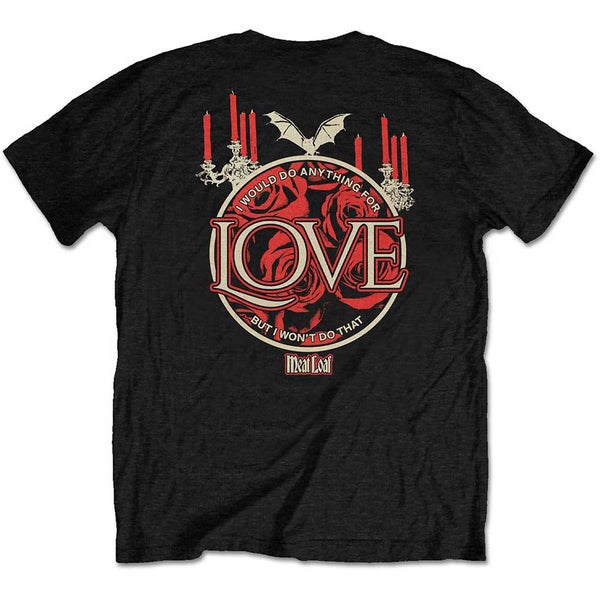 Meat Loaf | Official Band T-Shirt | Roses (Back Print)