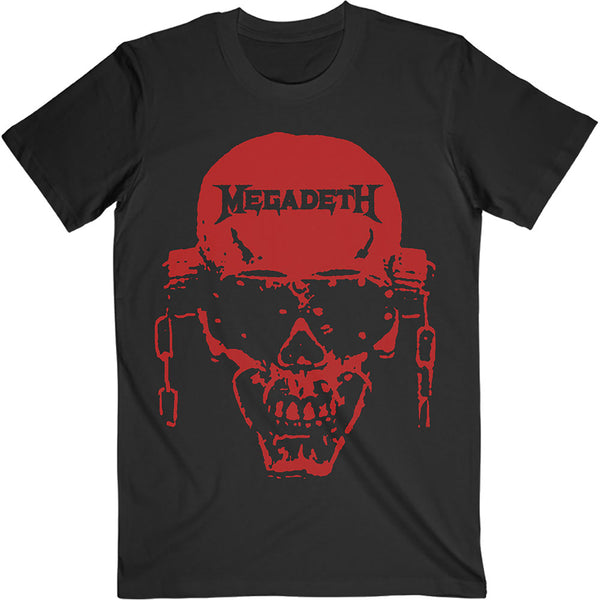 Megadeth | Official Band T-Shirt | Vic Hi-Contrast Red