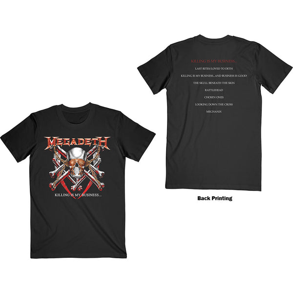Megadeth | Official Band T-Shirt | Killing Is My Business (Back Print)