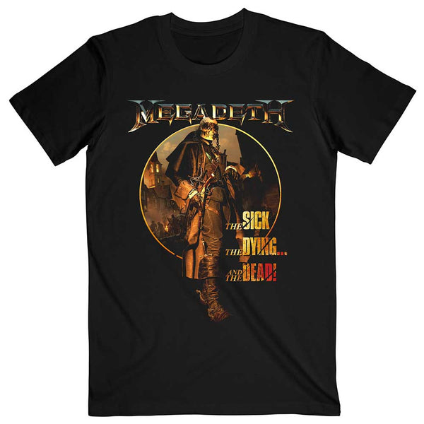 Megadeth | Official Band T-Shirt | The Sick, The Dying … And the Dead Circle Album Art