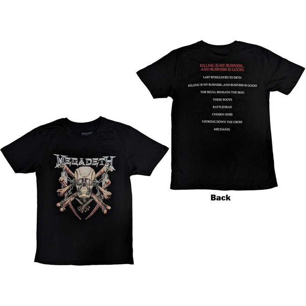 Megadeth | Official Band T-Shirt | Killing Biz (Back Print)