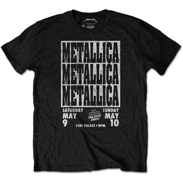 Metallica Unisex Eco T-Shirt: Cow Palace