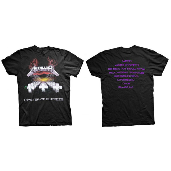 Metallica | Official Band T-Shirt | Master of Puppets (Back Print)