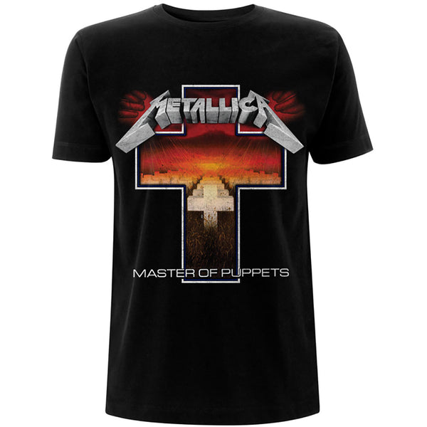 Metallica | Official Band T-Shirt | Master of Puppets Cross