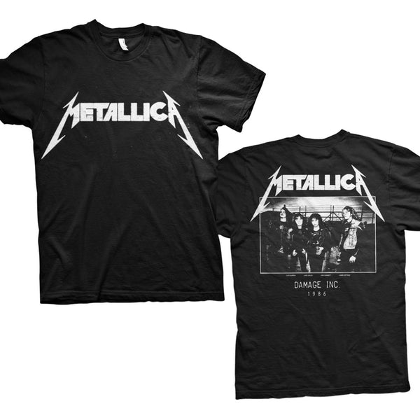 Metallica | Official Band T-Shirt | Master of Puppets Photo (Back Print)