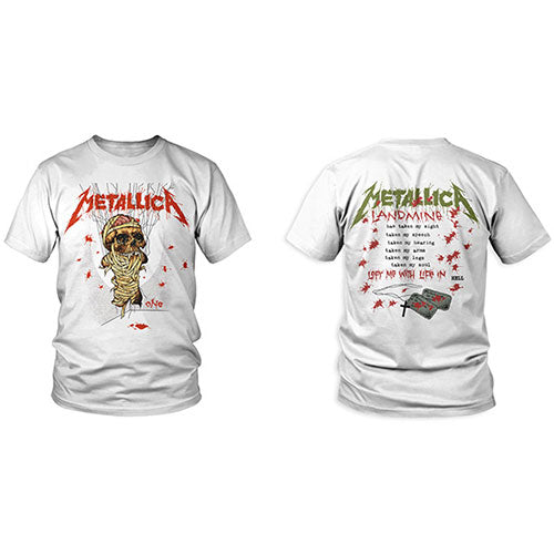 Metallica | Official Band T-Shirt | One Landmine (Back Print)