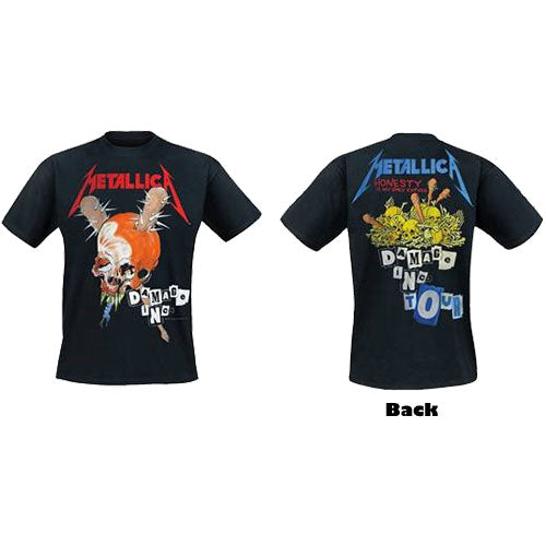 Metallica | Official Band T-Shirt | Damage Inc (Back Print)