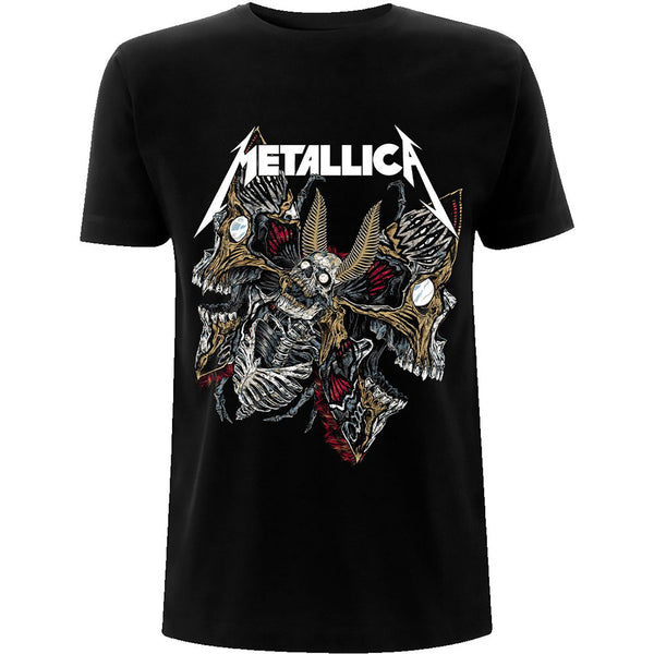 Metallica | Official Band T-Shirt | Skull Moth