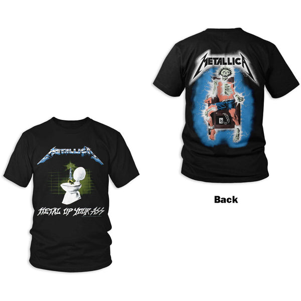 Metallica | Official Band T-shirt | Metal Up Your Ass (Back Print)