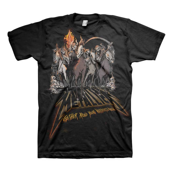 Metallica | Official Band T-Shirt | 40th Anniversary Horsemen