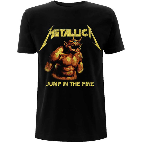 SALE Metallica Unisex T-Shirt: Jump In The Fire Vintage
