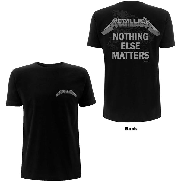 Metallica | Official Band T-Shirt | Nothing Else Matters (Back Print)