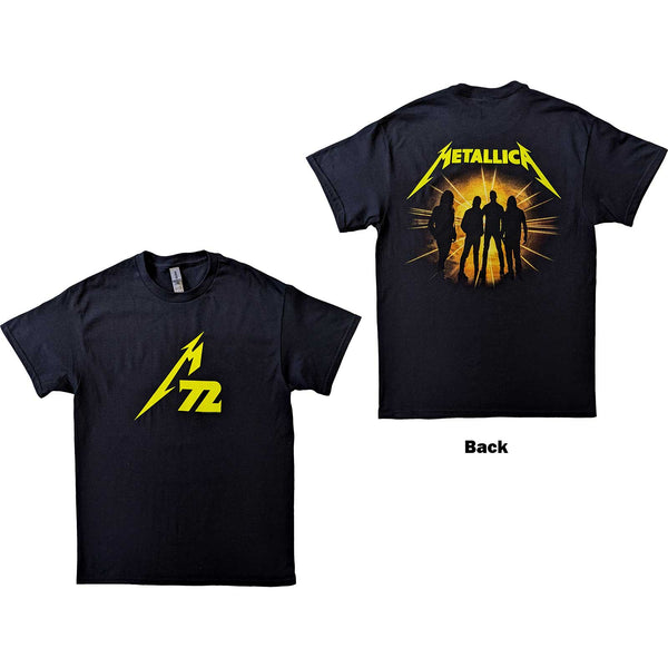 Metallica | Official Band T-Shirt | 72 Seasons Strobes Photo (Back Print)