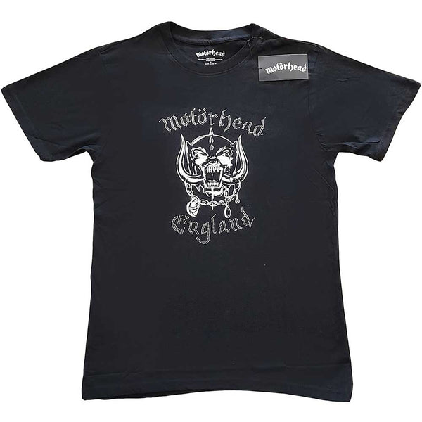 Motorhead Unisex T-Shirt: England (Diamante)