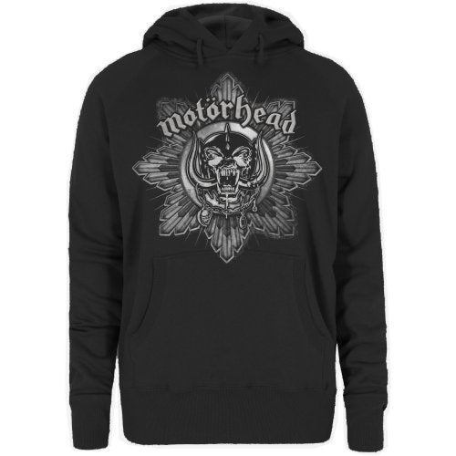 Motorhead Ladies Pullover Hoodie: Pig Badge