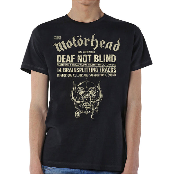 Motorhead | Official Band T-Shirt | Deaf Not Blind