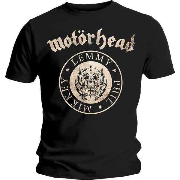 Motorhead | Official Band T-Shirt | Undercover Seal Newsprint