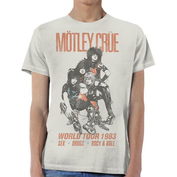 Motley Crue | Official Band T-Shirt | World Tour Vintage