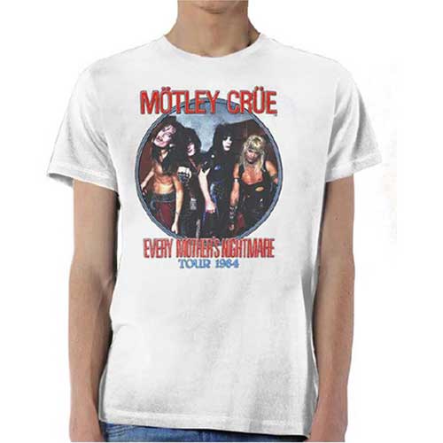 Motley Crue | Official Band T-Shirt | Every Mothers Nightmare