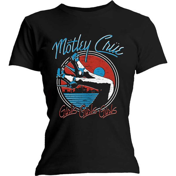 Motley Crue Ladies T-Shirt: Heels V.3.