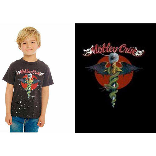 Motley Crue Kids T-Shirt: Feelgood Red Circle