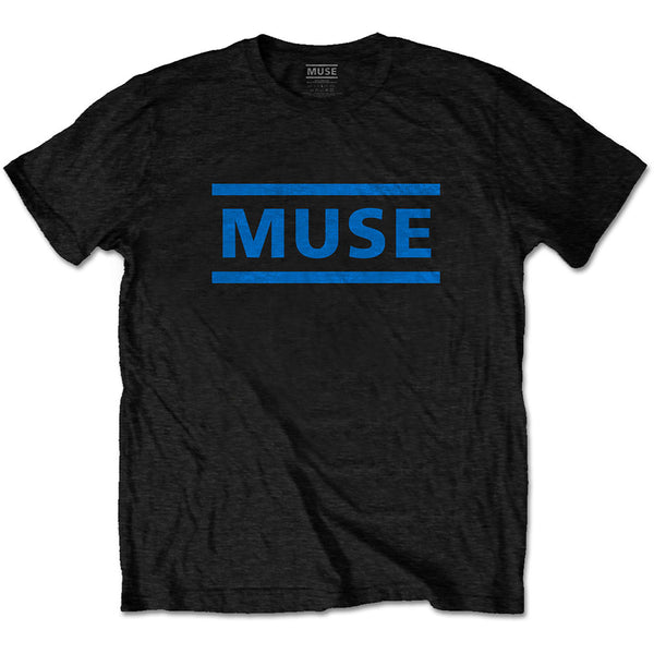 Muse | Official Band T-Shirt | Dark Blue Logo