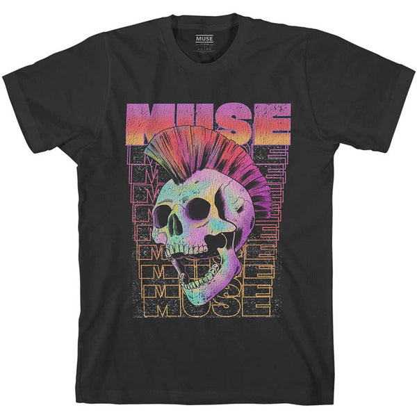 Muse | Official Band T-shirt | Mowhawk Skull