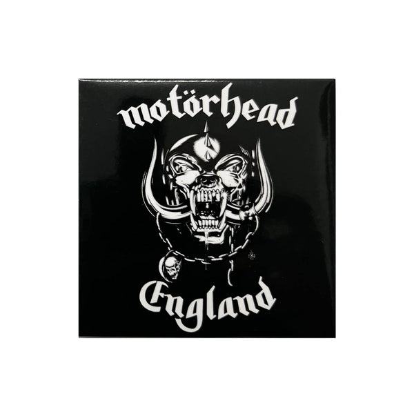 Motorhead Gift Set with Wallet, Sew on Patch, Gummy Wristband, 5 Button Badges, Fridge Magnet