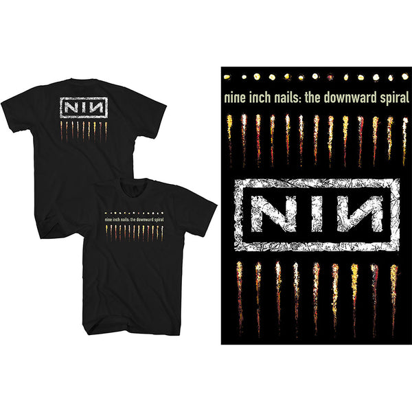 Nine Inch Nails | Official Band T-shirt | Downward Spiral (Back Print)