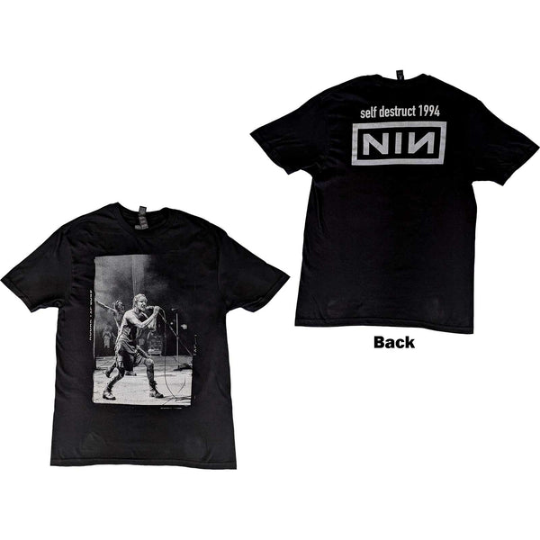 Nine Inch Nails | Official Band T-shirt | Self Destruct '94 (Back Print)