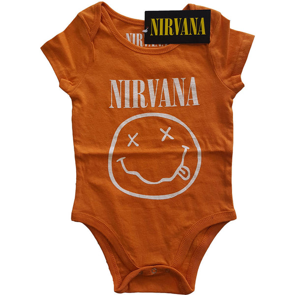 Nirvana Kids Baby Grow: Yellow Happy Face