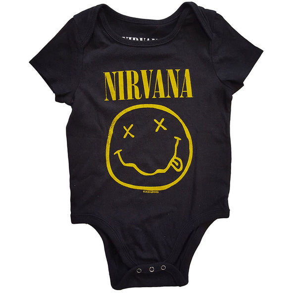 Nirvana Kids Baby Grow: Yellow Happy Face