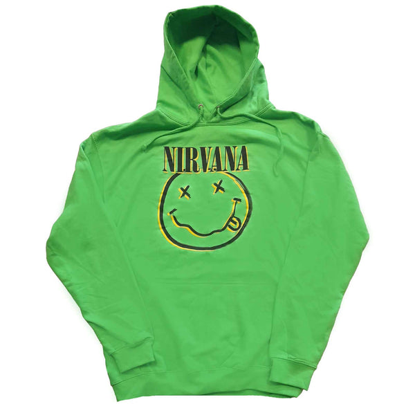 Nirvana Unisex Pullover Hoodie: Inverse Happy Face