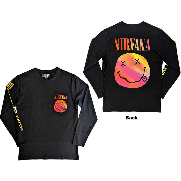 Nirvana long sleeve shirt best sale