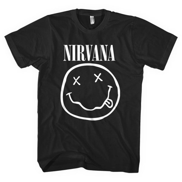 Nirvana | Official Band T-Shirt | Happy Face