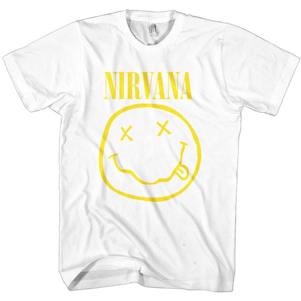 Nirvana | Official Band T-Shirt | Happy Face