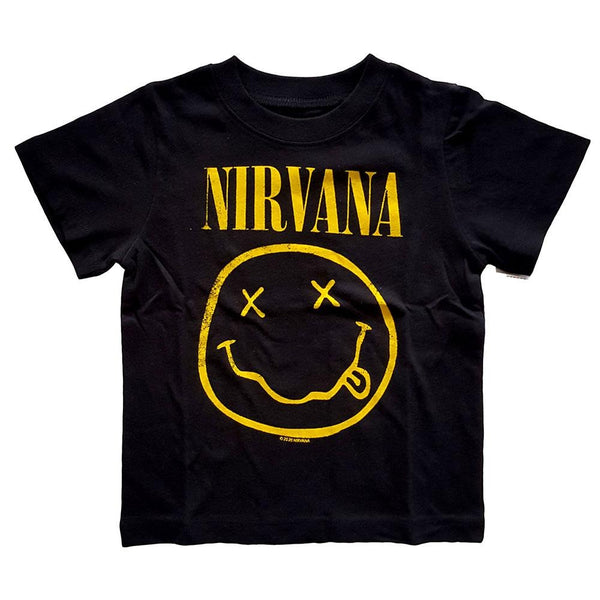 Nirvana Kids T-Shirt (Toddler): Yellow Happy Face