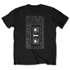 Nirvana Unisex Tee: As You Are Tape