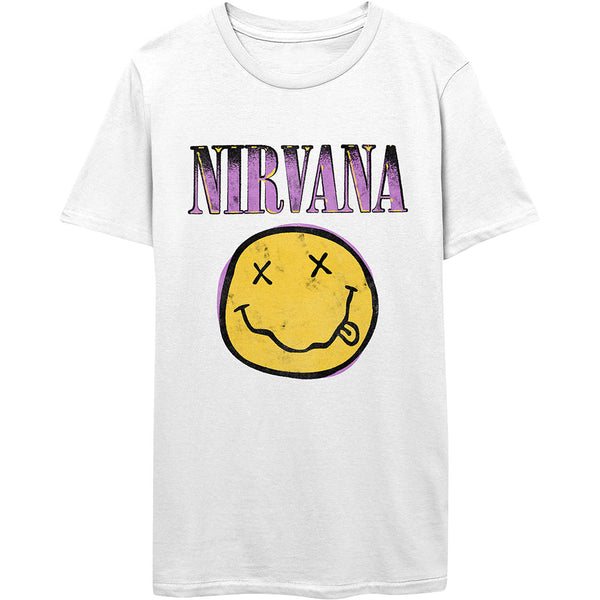 Nirvana | Official Band T-Shirt | Xerox Happy Face