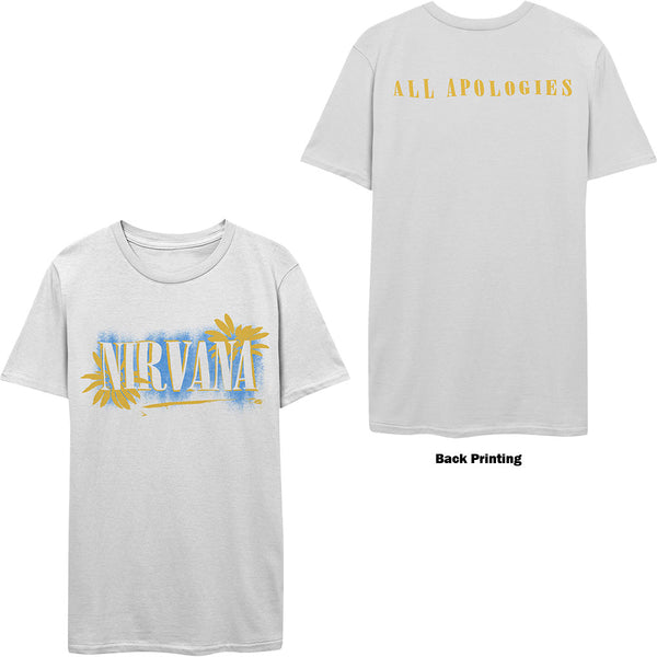 Nirvana | Official Band T-Shirt | All Apologies (Back Print)